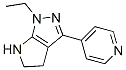 641584-75-0,Pyrrolo[2,3-c]pyrazole, 1-ethyl-1,4,5,6-tetrahydro-3-(4-pyridinyl)- (9CI)