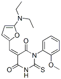641598-25-6,4,6(1H,5H)-Pyrimidinedione,  5-[[5-(diethylamino)-2-furanyl]methylene]dihydro-1-(2-methoxyphenyl)-2-thioxo-