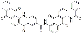 6417-38-5,N-[5-(benzoylamino)-9,10-dihydro-9,10-dioxoanthryl]-5,8,13,14-tetrahydro-5,8,14-trioxonaphth[2,3-c]acridine-10-carboxamide