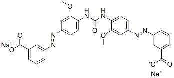 6420-30-0,disodium 3,3'-[carbonylbis[imino(3-methoxy-4,1-phenylene)azo]]dibenzoate