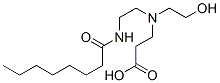 64265-45-8,N-(2-hydroxyethyl)-N-[2-[(1-oxooctyl)amino]ethyl]-beta-alanine