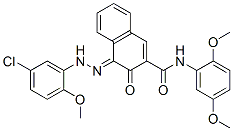 64346-10-7,(4E)-4-[(5-chloro-2-methoxy-phenyl)hydrazinylidene]-N-(2,5-dimethoxyphenyl)-3-oxo-naphthalene-2-carboxamide