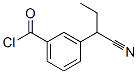 64379-73-3,Benzoyl chloride, 3-(1-cyanopropyl)- (9CI)