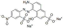 6441-91-4,disodium 6-amino-4-hydroxy-5-[(4-nitro-2-sulphonatophenyl)azo]naphthalene-2-sulphonate