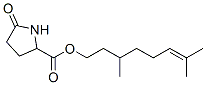 64431-70-5,3,7-dimethyloct-6-enyl 5-oxo-DL-prolinate