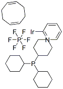 64536-77-2,(CYCLOOCTA-1,5-DIENE) (PYRIDYL) (TRICYCLOHEXYLPHOSPHINE) IRIDIUM(I) HEXAFLUOROPHOSPHATE