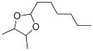 6454-22-4,2-hexyl-4,5-dimethyl-1,3-dioxolane