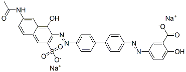 6459-86-5,disodium 5-[[4'-[[7-(acetylamino)-1-hydroxy-3-sulphonato-2-naphthyl]azo][1,1'-biphenyl]-4-yl]azo]salicylate