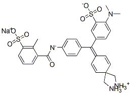 6460-05-5,hydrogen [4-[[4-(dimethylamino)-3-sulphonatophenyl][4-[methyl(3-sulphonatobenzyl)amino]phenyl]methylene]cyclohexa-2,5-dien-1-ylidene]dimethylammonium, sodium salt