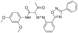 64611-92-3,N-(2,4-dimethoxyphenyl)-3-oxo-2-[[2-(3-phenyl-1,2,4-oxadiazol-5-yl)phenyl]azo]butyramide