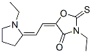 64617-11-4,3-ethyl-5-[(1-ethyl-2-pyrrolidinylidene)ethylidene]-2-thioxooxazolidin-4-one