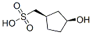 64646-22-6,Cyclopentanemethanesulfonic acid, 3-hydroxy-, cis- (9CI)