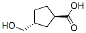 64658-14-6,Cyclopentanecarboxylic acid, 3-(hydroxymethyl)-, (1R-trans)- (9CI)