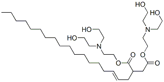 64683-27-8,bis[2-[bis(2-hydroxyethyl)amino]ethyl] 2-octadecenylsuccinate