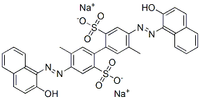 6472-50-0,disodium 4,4'-bis[(2-hydroxy-1-naphthyl)azo]-5,5'-dimethyl[1,1'-biphenyl]-2,2'-disulphonate