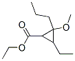 647836-52-0,Cyclopropanecarboxylic acid, 3-ethyl-2-methoxy-2-propyl-, ethyl ester (9CI)