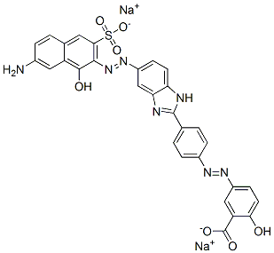 64791-32-8,disodium 5-[[4-[5-[(7-amino-1-hydroxy-3-sulphonato-2-naphthyl)azo]-1H-benzimidazole-2-yl]phenyl]azo]salicylate