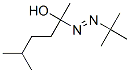 64819-51-8,2-(tert-butylazo)-5-methylhexan-2-ol