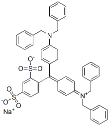 6483-73-4,hydrogen di(benzyl)[4-[[4-(dibenzylamino)phenyl](2,4-disulphonatophenyl)methylene]cyclohexa-2,5-dien-1-ylidene]ammonium, sodium salt