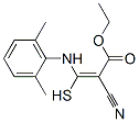 648409-08-9,ETHYL 2-CYANO-3-(2,6-DIMETHYLANILINO)-3-MERCAPTOACRYLATE