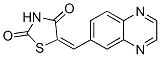648450-29-7,5-(6-Quinoxalinylmethylene)-2,4-thiazolidinedione