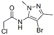 649701-13-3,N1-(4-BROMO-1,3-DIMETHYL-1H-5-PYRAZOLYL)-2-CHLOROACETAMIDE
