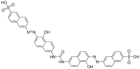 65000-34-2,6,6'-[carbonylbis[imino(1-hydroxynaphthalene-2,6-diyl)azo]]bisnaphthalene-2-sulphonic acid