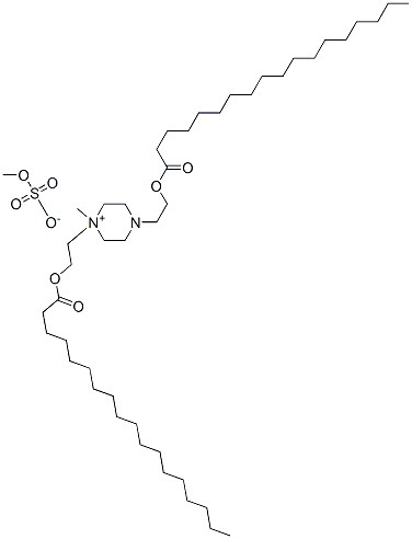 65060-32-4,1-methyl-1,4-bis[2-[(1-oxooctadecyl)oxy]ethyl]piperazinium methyl sulphate