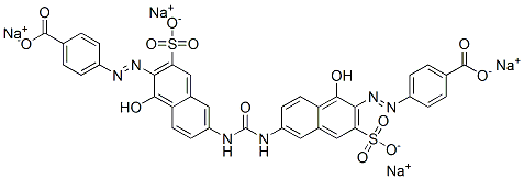 65072-31-3,tetrasodium 4,4'-[carbonylbis[imino(1-hydroxy-3-sulphonatonaphthalene-6,2-diyl)azo]]dibenzoate