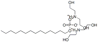 65104-57-6,bis[bis(2-hydroxyethyl)ammonium] tetradecyl phosphate