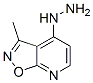 651054-75-0,Isoxazolo[5,4-b]pyridine, 4-hydrazino-3-methyl- (9CI)