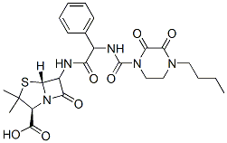65125-89-5,(2S,5R)-6-[[2-[(4-butyl-2,3-dioxo-piperazine-1-carbonyl)amino]-2-pheny l-acetyl]amino]-3,3-dimethyl-7-oxo-4-thia-1-azabicyclo[3.2.0]heptane-2 -carboxylic acid