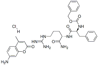 65147-22-0,N-CBZ-PHE-ARG 7-AMIDO-4-METHYLCOUMARIN HYDROCHLORIDE