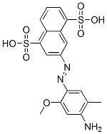 65151-27-1,3-[(4-amino-2-methoxy-5-methylphenyl)azo]naphthalene-1,5-disulphonic acid