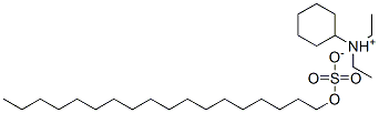 65151-82-8,cyclohexyldiethylammonium octadecyl sulphate