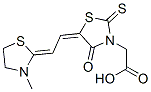 65152-09-2,5-[(3-methylthiazolidin-2-ylidene)ethylidene]-4-oxo-2-thioxothiazolidin-3-acetic acid