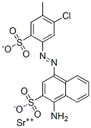 65152-17-2,strontium 1-amino-4-[(5-chloro-4-methyl-2-sulphonatophenyl)azo]naphthalene-2-sulphonate