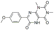 65158-52-3,2,4,6(3H)-Pteridinetrione,  1,5-dihydro-7-(4-methoxyphenyl)-1,3-dimethyl-