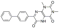 65158-54-5,2,4,6(3H)-Pteridinetrione,  7-[1,1-biphenyl]-4-yl-1,5-dihydro-1,3-dimethyl-