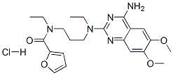 65189-51-7,N-[3-[(4-amino-6,7-dimethoxy-quinazolin-2-yl)-ethyl-amino]propyl]-N-et hyl-furan-2-carboxamide hydrochloride