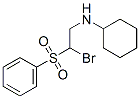 65210-99-3,(2-BENZENESULFONYL-2-BROMO-ETHYL)-CYCLOHEXYL-AMINE