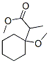 652146-28-6,Cyclohexaneacetic acid, 1-methoxy-alpha-methyl-, methyl ester (9CI)