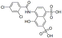 6528-49-0,4-[(2,4-dichlorobenzoyl)amino]-5-hydroxynaphthalene-1,7-disulphonic acid