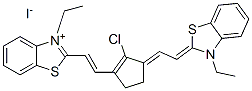 65303-14-2,2-[2-[2-CHLORO-3-[2-(3-ETHYL-3H-BENZTHIAZOL-2-YLIDENE)-ETHYLIDENE]-1-CYCLOPENTEN-1-YL]ETHENYL]-3-ETHYL-BENZTHIAZOLIUM IODIDE