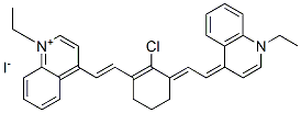 65303-21-1,4-[(E)-2-(2-CHLORO-3-((E)-2-[1-ETHYL-4(1H)-QUINOLINYLIDENE]ETHYLIDENE)-1-CYCLOHEXEN-1-YL)ETHENYL]-1-ETHYLQUINOLINIUM IODIDE