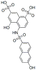 6535-71-3,5-hydroxy-4-[[(6-hydroxy-2-naphthyl)sulphonyl]amino]naphthalene-1,7-disulphonic acid