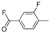65374-11-0,Benzoyl fluoride, 3-fluoro-4-methyl- (9CI)