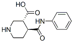 654647-08-2,3-Piperidinecarboxylicacid,4-[(phenylamino)carbonyl]-,(3R,4S)-(9CI)