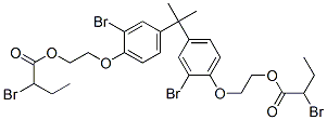 65581-16-0,(isopropylidene)bis[(2-bromo-p-phenylene)oxyethylene] bis(2-bromobutyrate)
