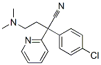 65676-21-3,alpha-(4-chlorophenyl)-alpha-[2-(dimethylamino)ethyl]pyridine-2-acetonitrile